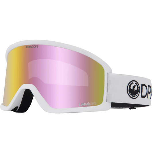 Dragon DX3 OTG Goggles - White Pink