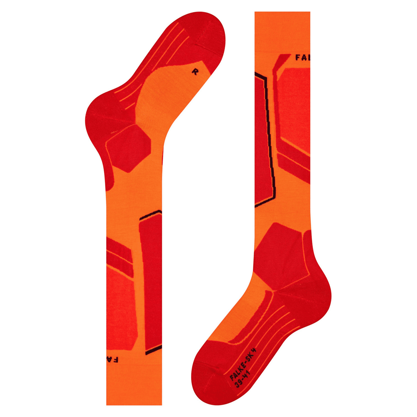 Falke SK4 Advanced Men's Ski Socks - Flash Orange