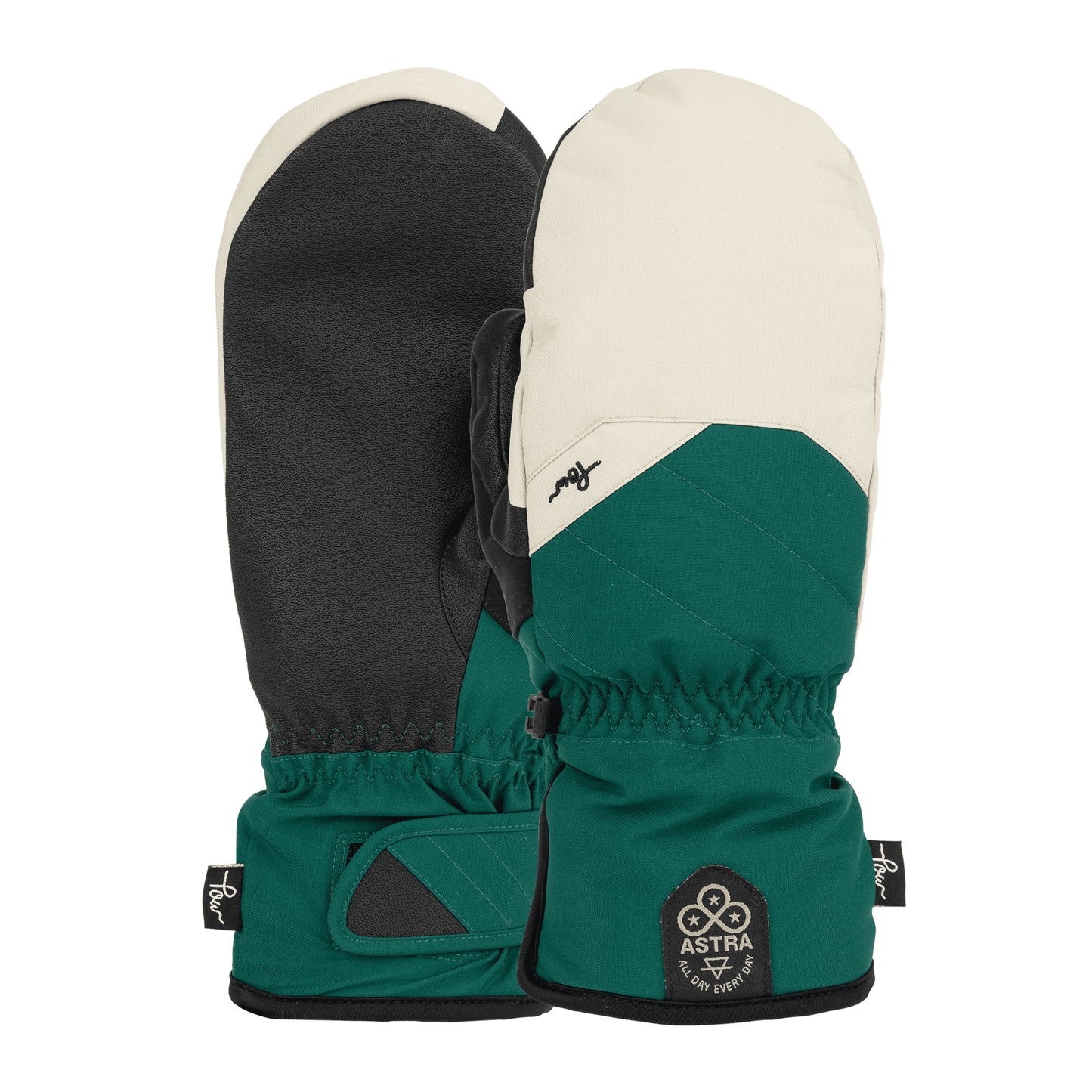 POW Gloves - Astra Women's Ski / Snowboard Mitt - Stone Forest