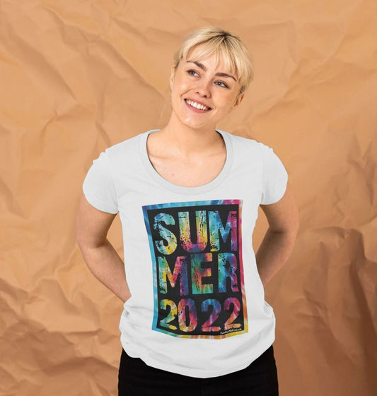 Women's Summer 2022 Organic Scoop Neck Tee