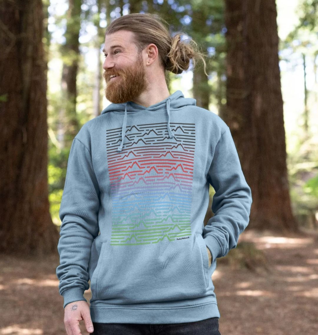 Men's Mountain Range Organic Pullover Hoodie