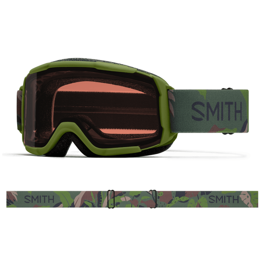 Smith Daredevil Kids Goggles (2023) - Olive Plant Camo Rose