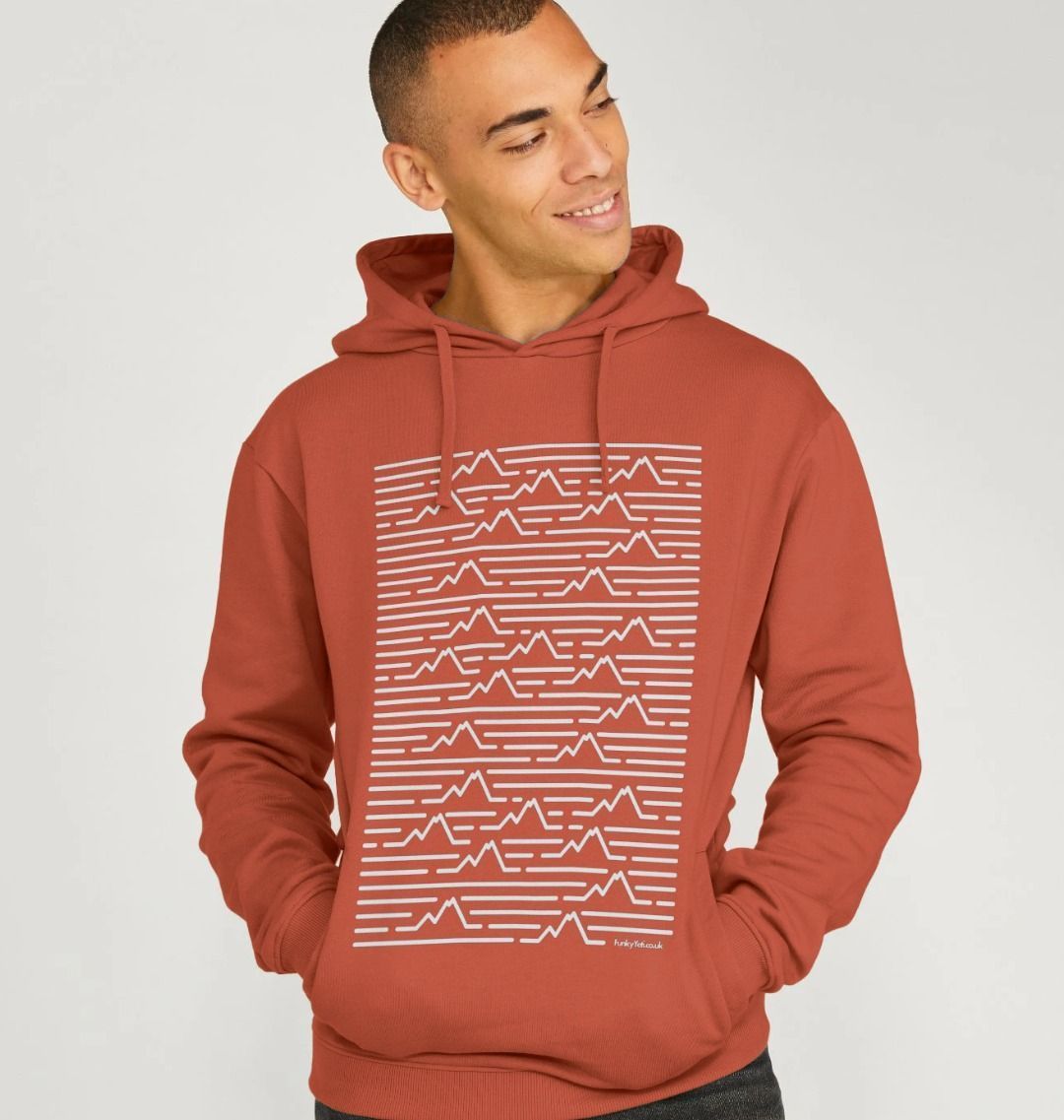 Men's Mountain Range Organic Pullover Hoodie