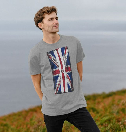 Men's Ski Flag Organic Tee