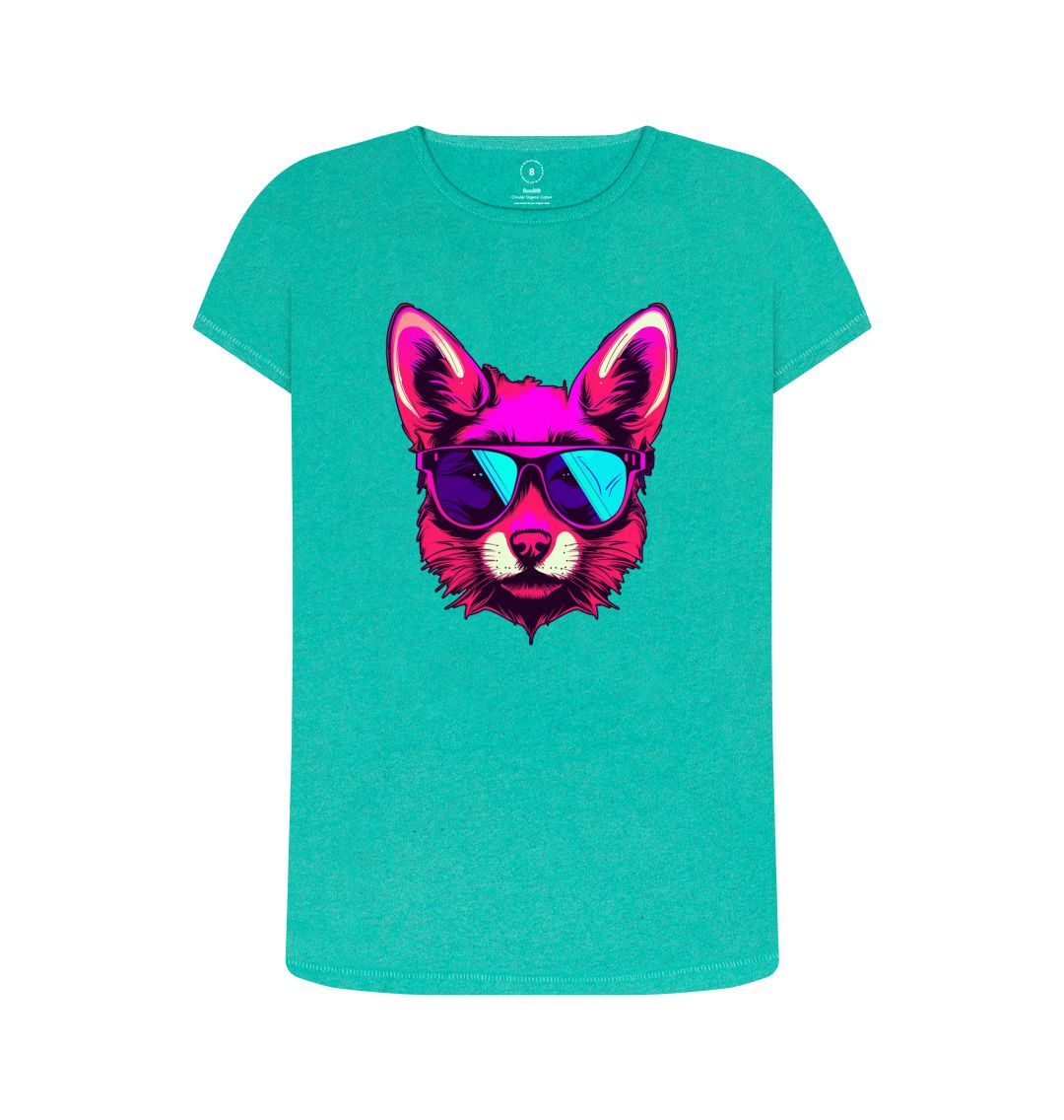 Seagrass Green Women's Foxy And Fabulous R.O.C Tee